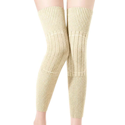 Long Knee Pads for Men and Women, One Size with Thick Wool Lining 🦵