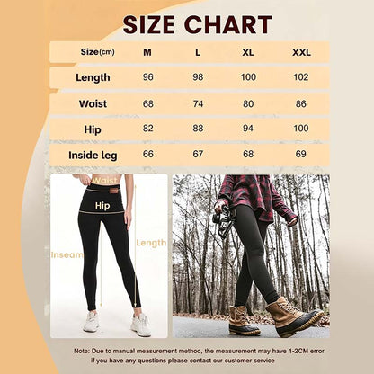 Women's -Lined Leggings, Soft and Stretchy Tights with a Thick, Soft, and Warm Lining 👖