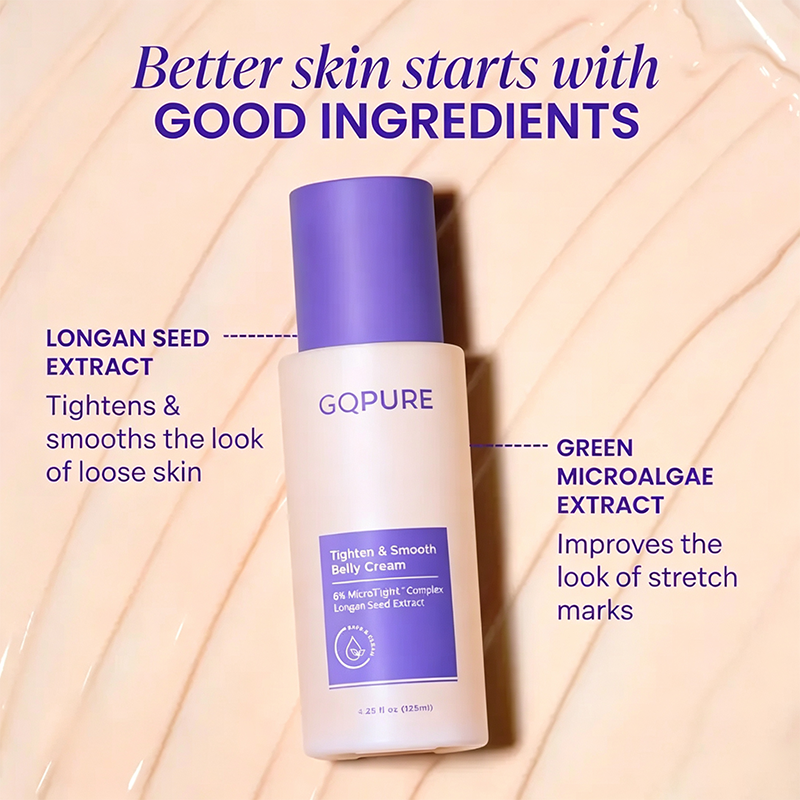 Tighten & Smooth Belly Cream, MicroTight4 Complex Body Firming Lotion for Loose Skin💜
