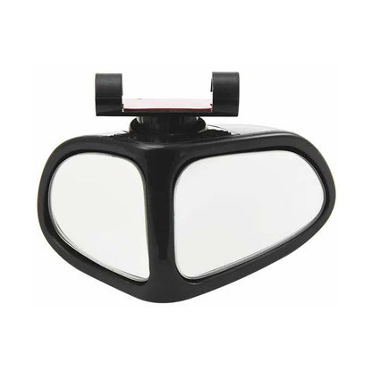 360° Rotatable Car Blind Spot Mirror Dual‑Lens Real Glass ABS Housing Adhesive🚗