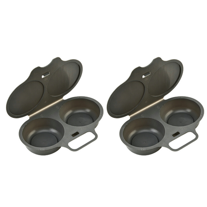 2-Pack Easy-To-Clean Microwave Omelette Maker, Multifunctional Egg Poacher, Non-Stick🍳