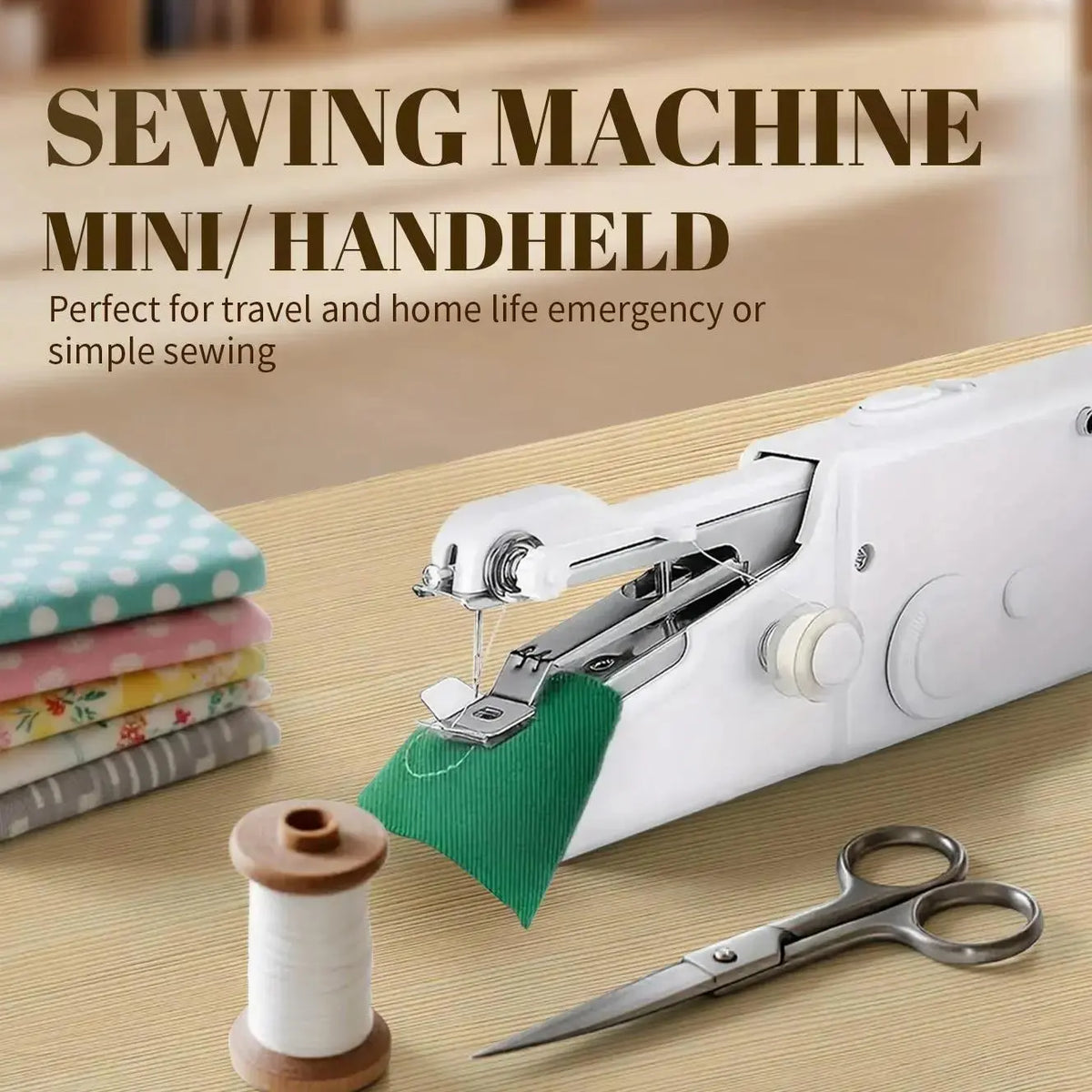 Portable Miniature Handheld Sewing Machine - Beginner-Simple Operation🧵