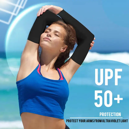 UPF50+ Cooling UV Arm Sleeves for Men Women Youth, Football Sun Covers☀️