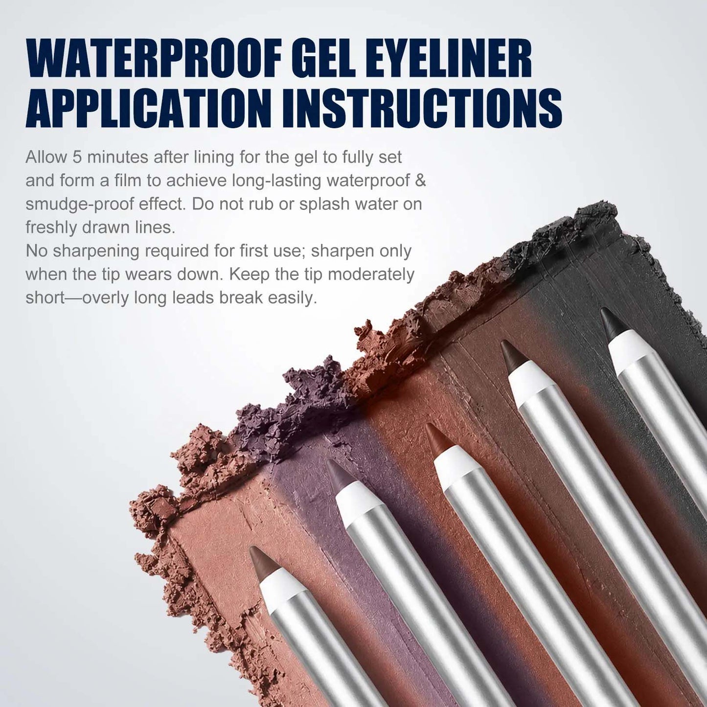 Waterproof Gel Eyeliner Pencil with Ultra Smooth Creamy Glide ✨