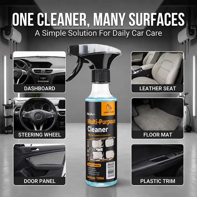 Multi-Purpose Cleaning Spray, Heavy Duty Dual-Action Degreaser & Stain Remover🚙