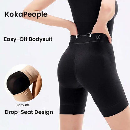 Tummy Control Butt Lifter Faja Bodysuit, Back Support Scrunch Back Open Design🍑