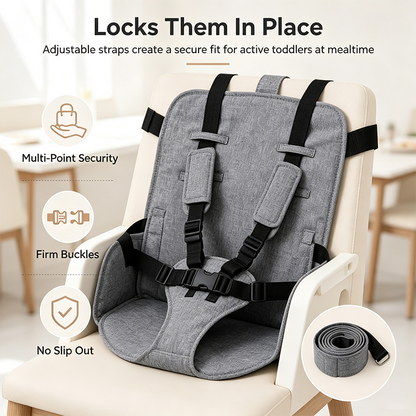Portable Baby Seat Harness for Dining Chairs, Foldable Toddler Safety Seat🧸