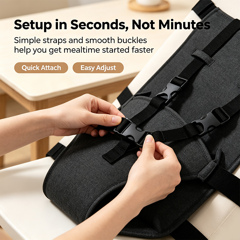 Portable Baby Seat Harness for Dining Chairs, Foldable Toddler Safety Seat🧸