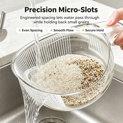 Aesthetic Multifunctional Rice Strainer with Handle🙌