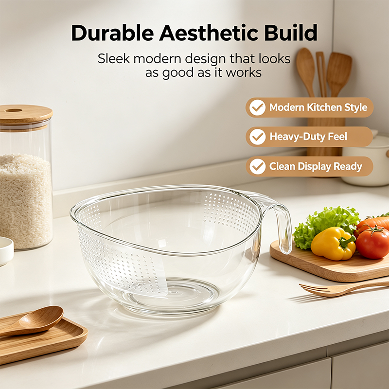 Aesthetic Multifunctional Rice Strainer with Handle🙌