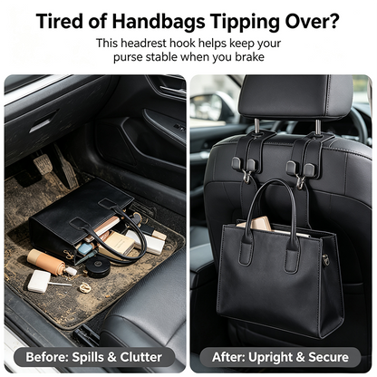 Car Purse Hook Purse Hook for Car Seats Headrest Car Seat Hooks,Heavy Duty Vehicle Organizer👜