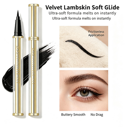 Waterproof Lambskin Eye Pencil Eyeliner - Long Wear, Smudge-Proof, Smooth Thick Tip🖤✨