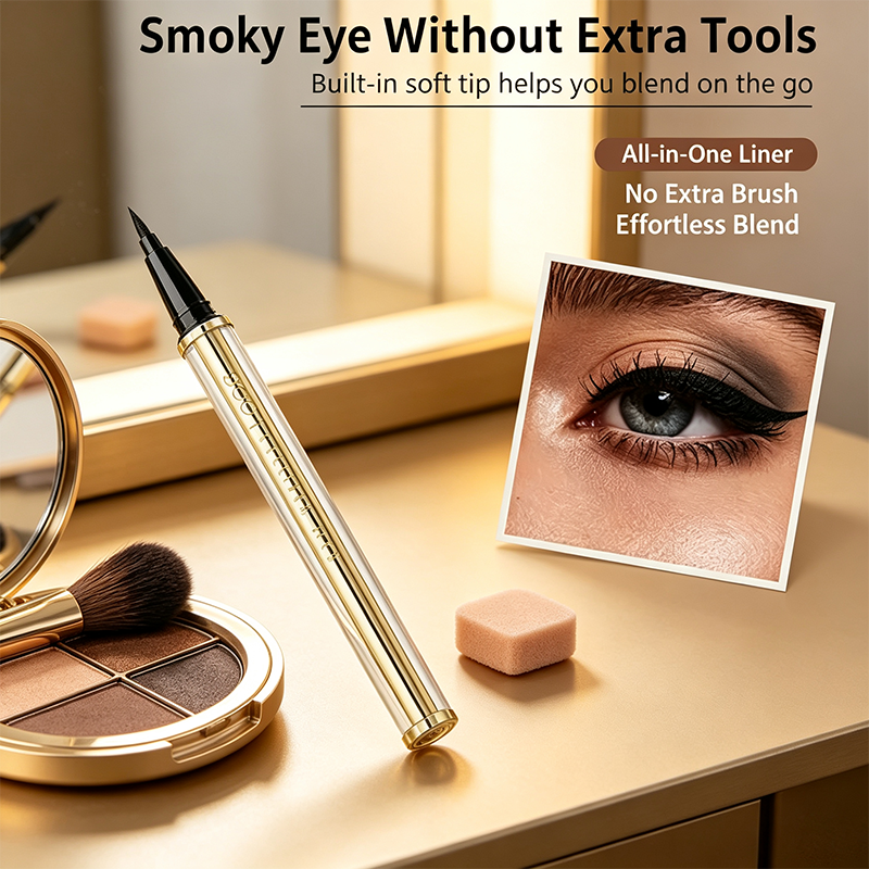 Waterproof Lambskin Eye Pencil Eyeliner - Long Wear, Smudge-Proof, Smooth Thick Tip🖤✨