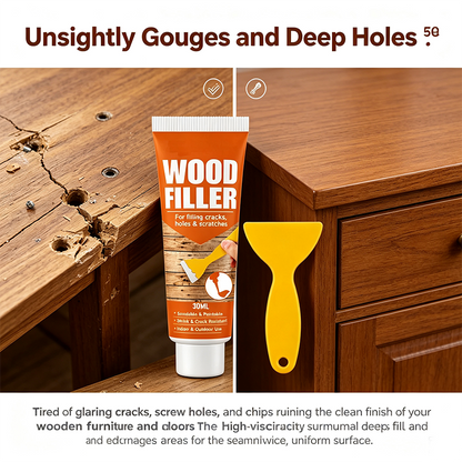 Wood Filler for Cracks and Holes🖌️