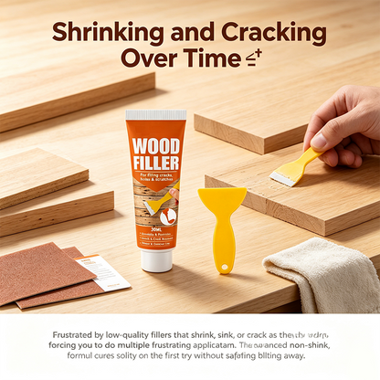 Wood Filler for Cracks and Holes🖌️
