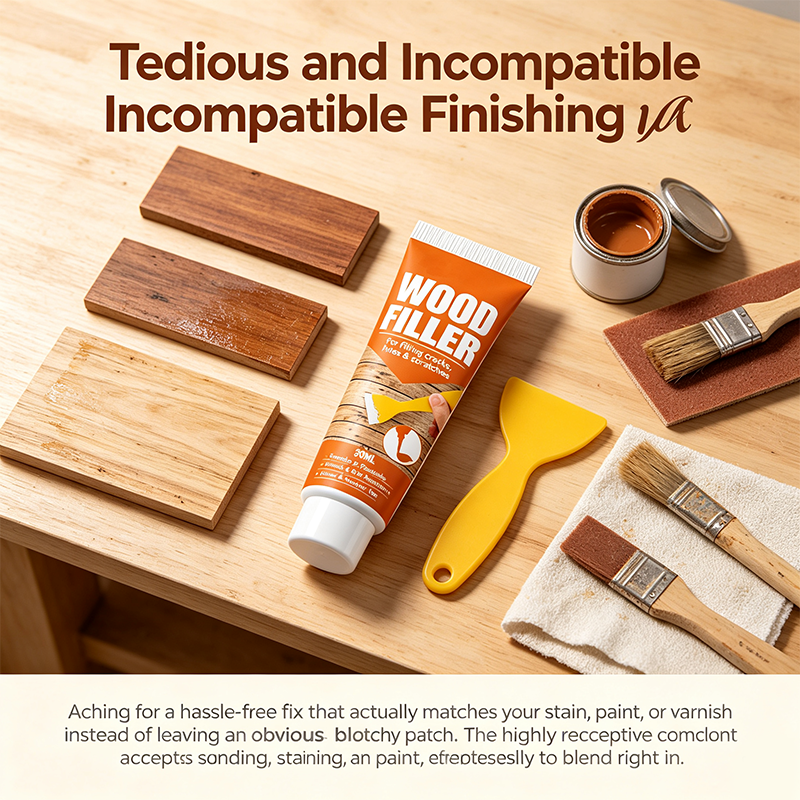 Wood Filler for Cracks and Holes🖌️