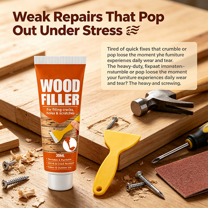 Wood Filler for Cracks and Holes🖌️