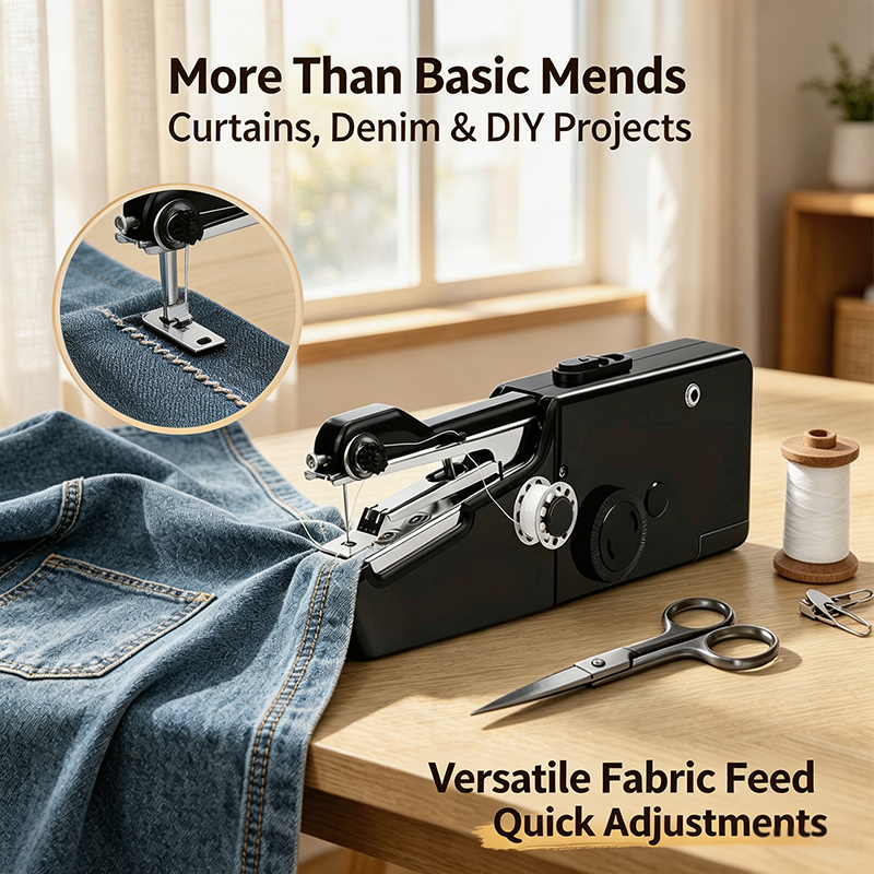 Portable Miniature Handheld Sewing Machine - Beginner-Simple Operation🧵
