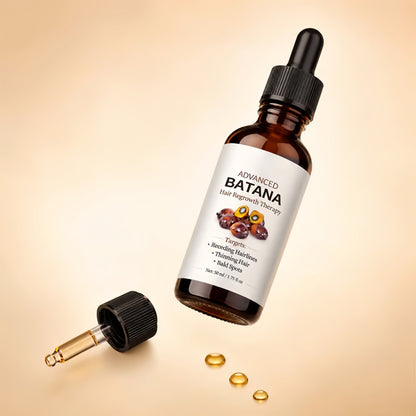 Advanced Batana Oil Hair Regrowth Therapy | Reverse Thinning Hair & Receding Hairline🌱