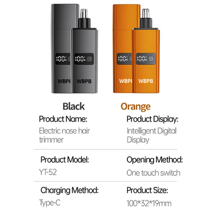 Electric Nose Hair Trimmer,Professional Painless Eyebrow & Facial Hair Trimmer for Men Women🪒