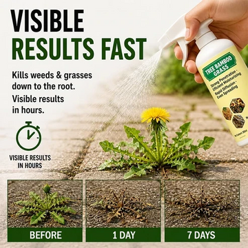 Fast-ActingNatural Weed &Grass Killer Spray🌿