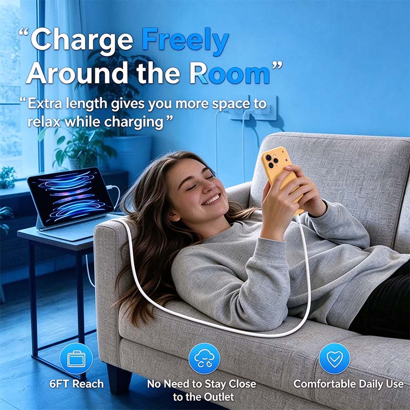 20W Super Fast USB-C Charger with Type-C to C Cable Kit 🔌