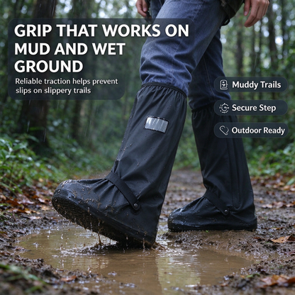 Waterproof Rain Boot Shoe Cover Non-Slip Waterproof Boot Covers 👟