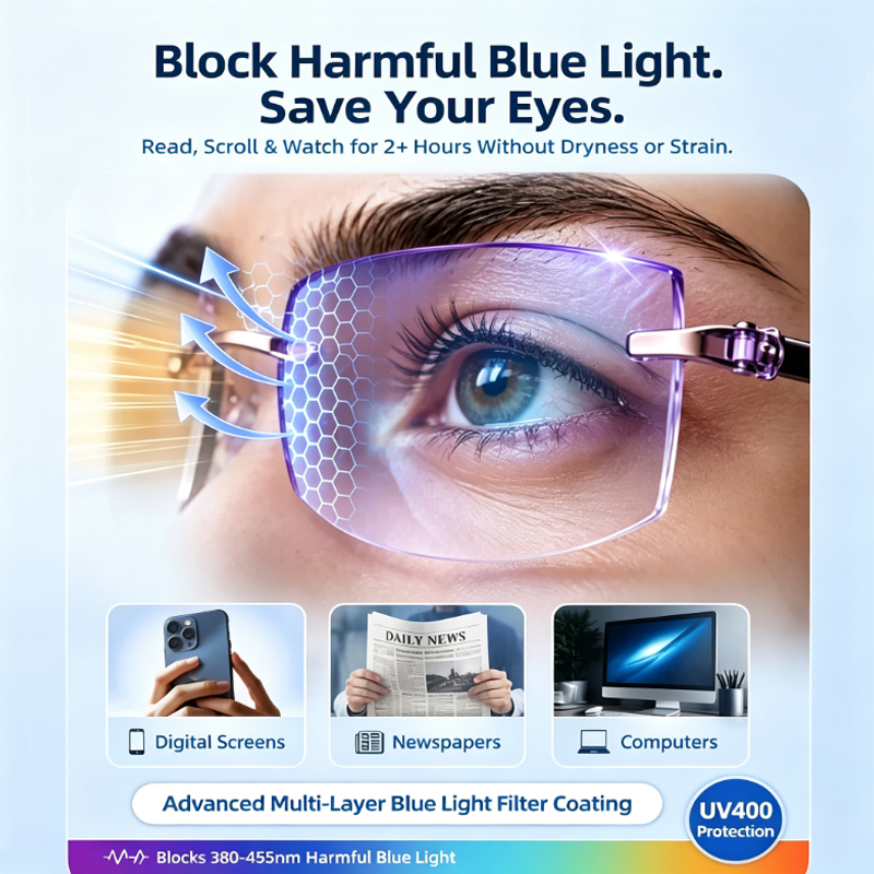 [Regain Your Youthful Vision] Smart Zoom Diamond-Cut Reading Glasses👓