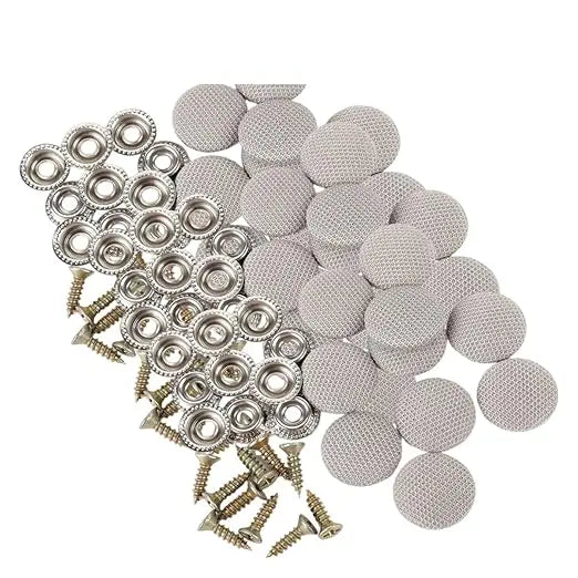 50 Pack Car Roof Headliner Repair Buttons, Fabric Covered Retainer Screws🪡