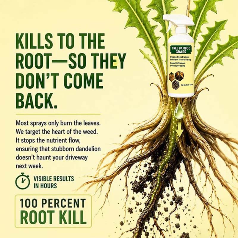 Fast-ActingNatural Weed &Grass Killer Spray🌿