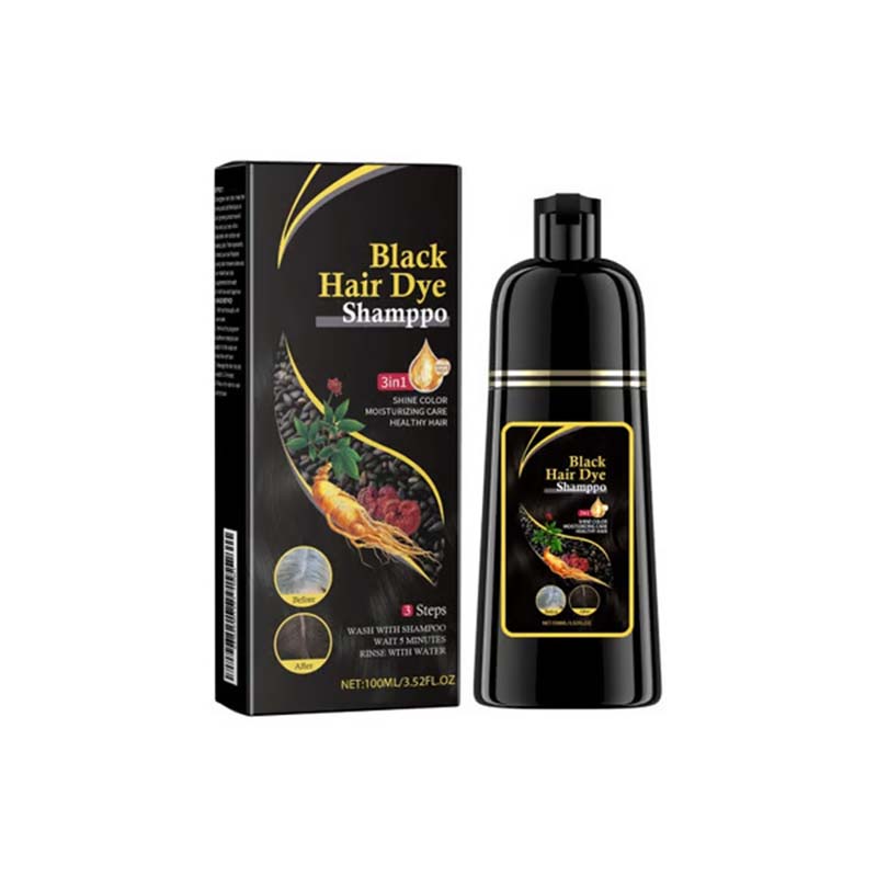 3-In-1 Hair Dye Shampoo, Gray Hair Coverage🧴