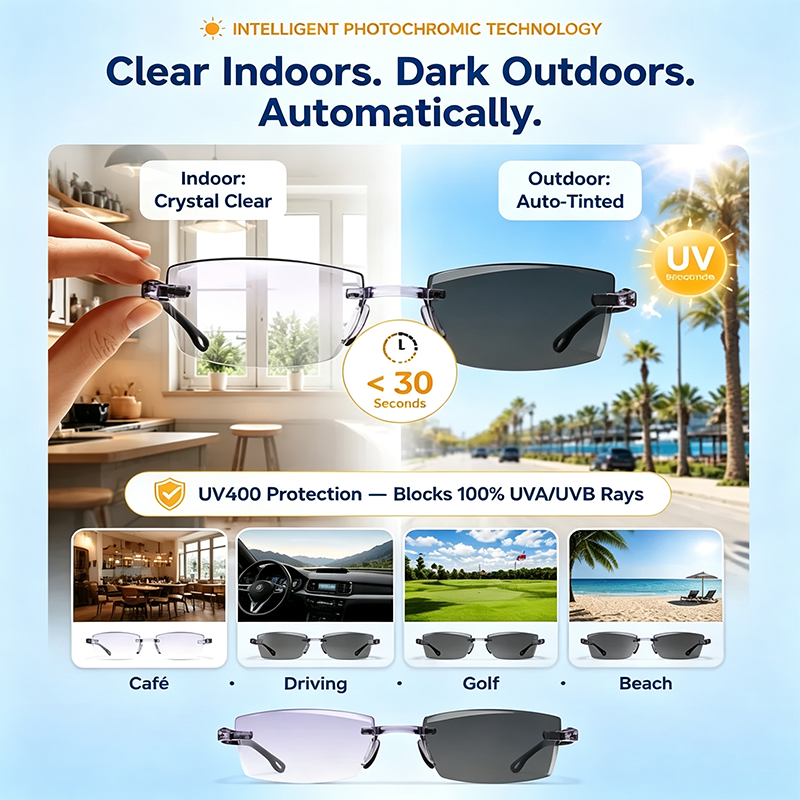 [Regain Your Youthful Vision] Smart Zoom Diamond-Cut Reading Glasses👓