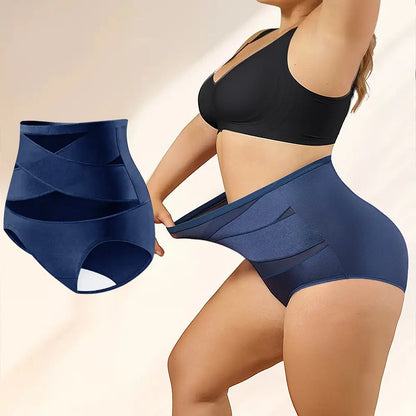 Women's Sheer Sexy High  WaistShapewear Panty,Burr basketsShaper Firm Control 💃