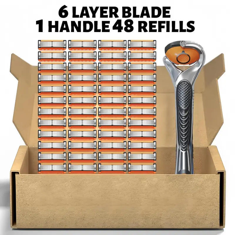 Men's Unscented Precision Razor Blade Replacement Handheld Kit🪒
