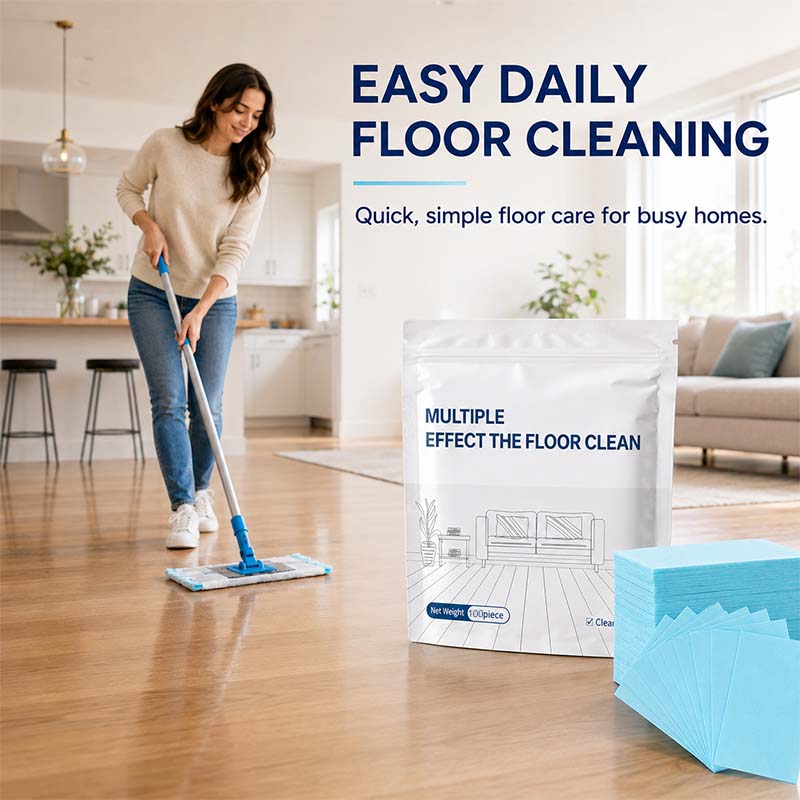 Floor Cleaning Sheets | Fast Dissolve, No Residue Floor Cleaner for Daily Mopping🧼