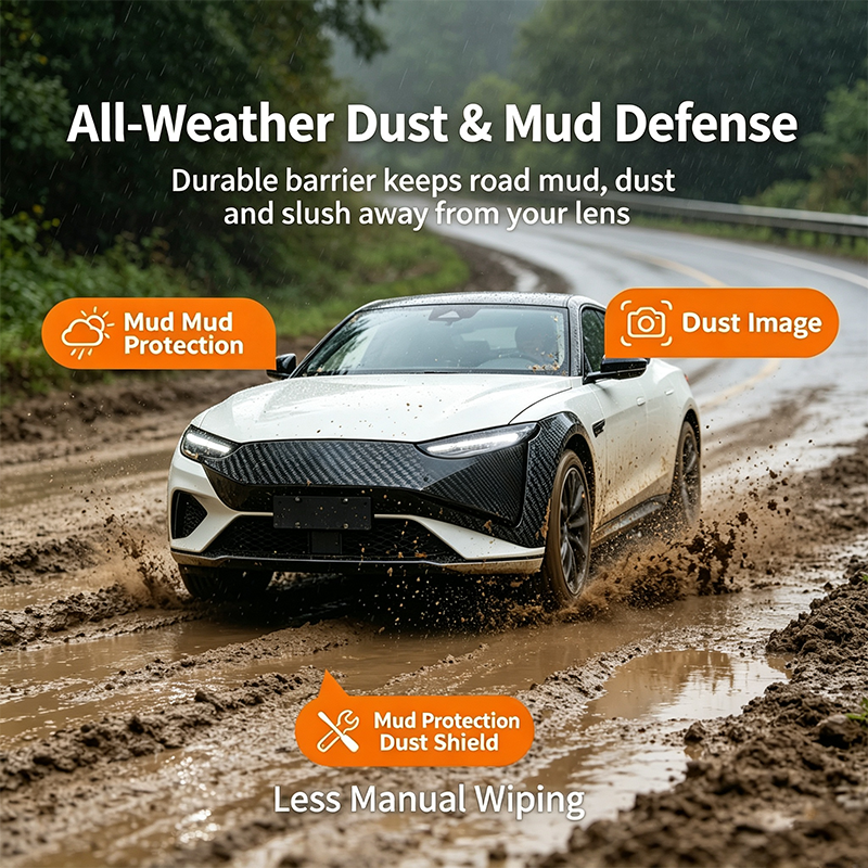 2PCS Car Reverse Camera Rain Cover, Anti-Fog Waterproof Protection Hood🌧️