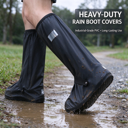 Waterproof Rain Boot Shoe Cover Non-Slip Waterproof Boot Covers 👟