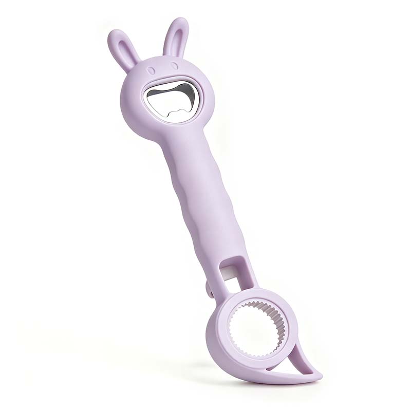 4-in-1 Multi-Function Bottle & Jar Opener, Bunny-Shaped Kitchen Opener Tool  🐰