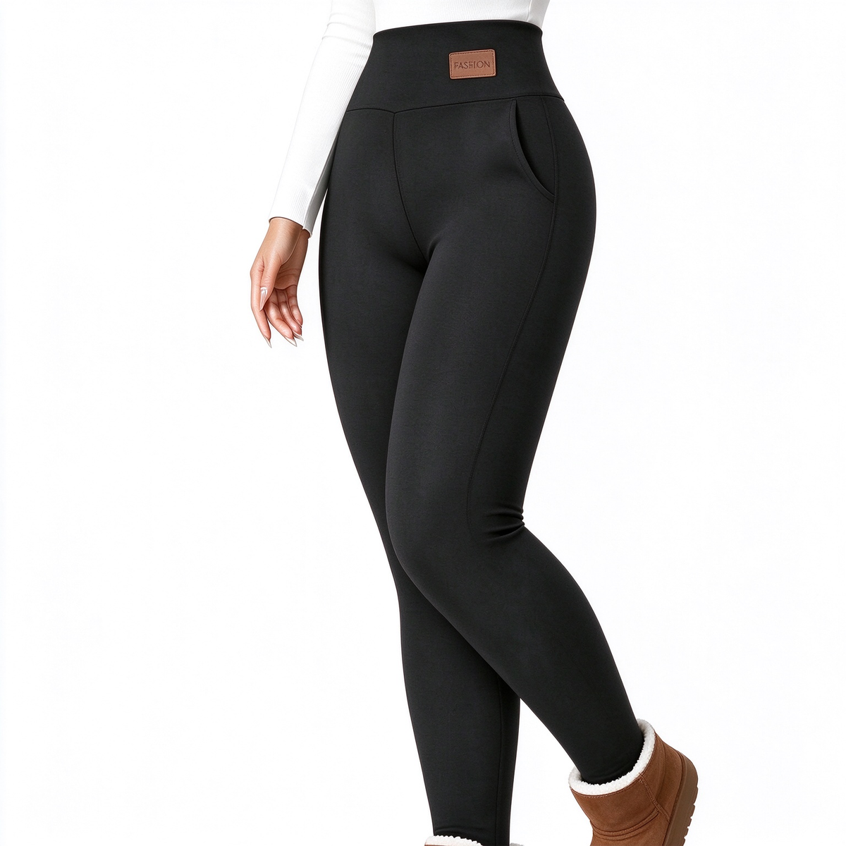 Women's -Lined Leggings, Soft and Stretchy Tights with a Thick, Soft, and Warm Lining 👖
