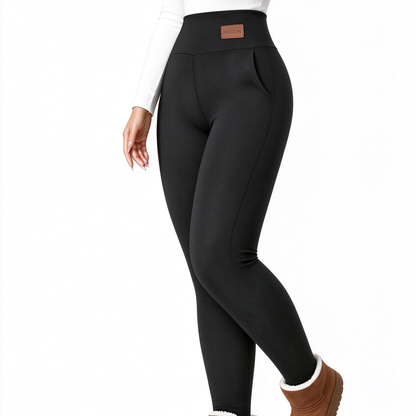 Women's -Lined Leggings, Soft and Stretchy Tights with a Thick, Soft, and Warm Lining 👖