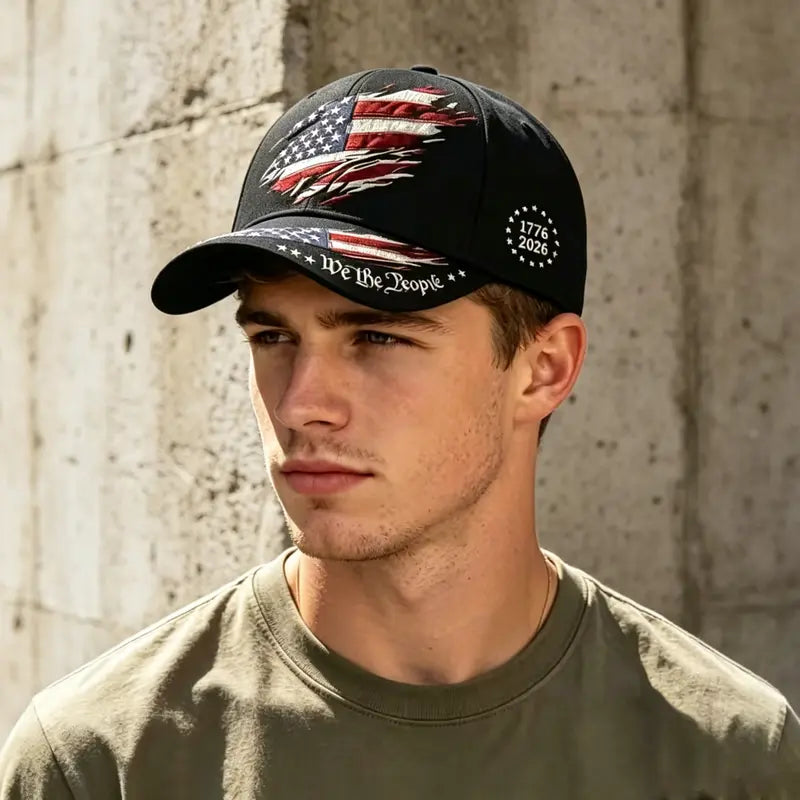 250th Anniversary Print Baseball Cap, Adjustable Unisex Sun Cap 🧢