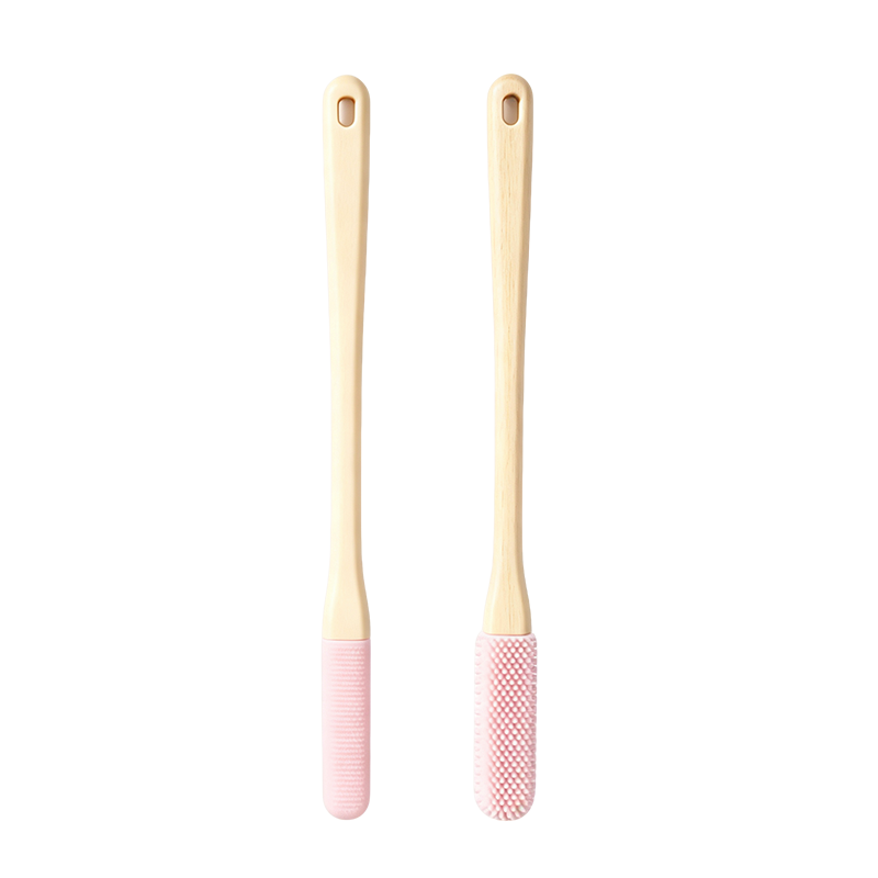 Long-Handle Silicone Soft Pedicure Tool, Shower Foot Cleaning Brush 🚿🦶