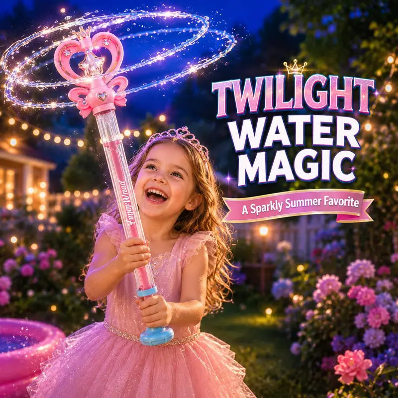 Magic Fairy Wand Water Gun Sparkling Summer Water Play Toy for Kids 💦