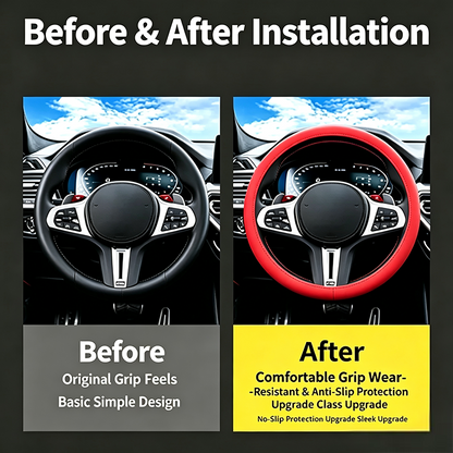 Universal Silicone Steering Wheel Cover, Non-Slip Soft Grip All Season Car 🚗