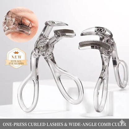 Lash Genius Wide-Angle Curler with Comb - Perfectly Curls Every Lash WITHOUT the Pinch!👁️