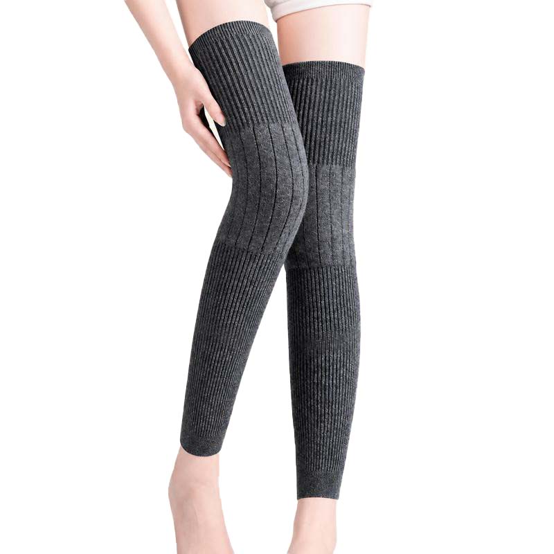 Long Knee Pads for Men and Women, One Size with Thick Wool Lining 🦵