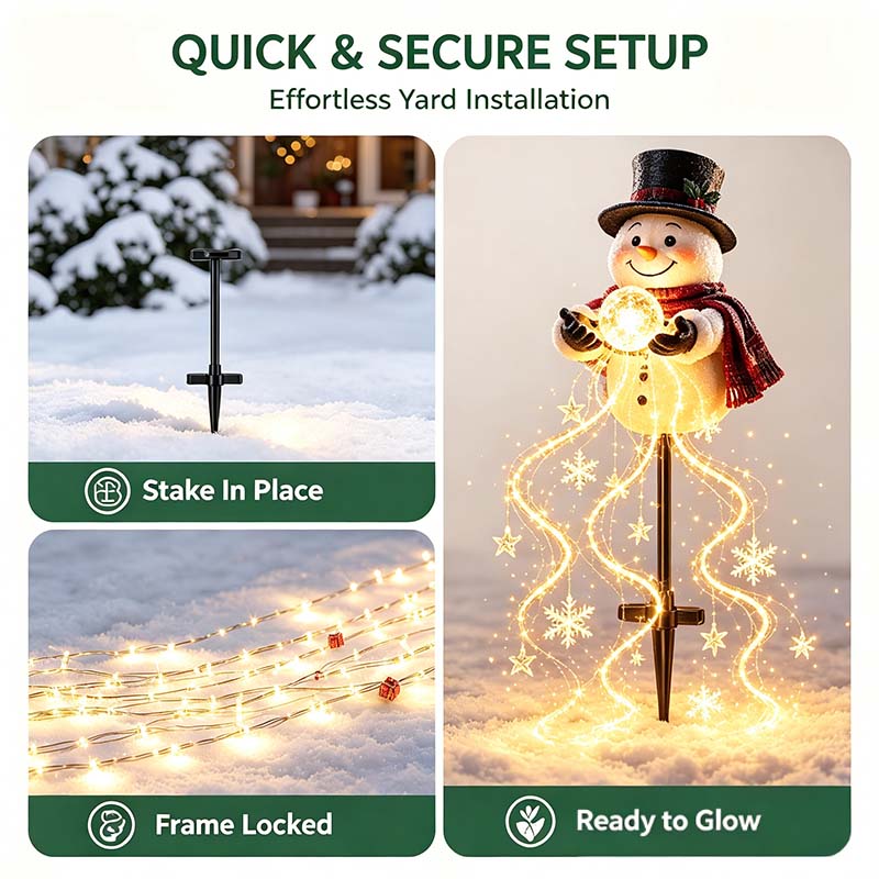 🎅Christmas Early  🎁 Santa’s Magic Pour – Flowing LED Christmas Garden Light