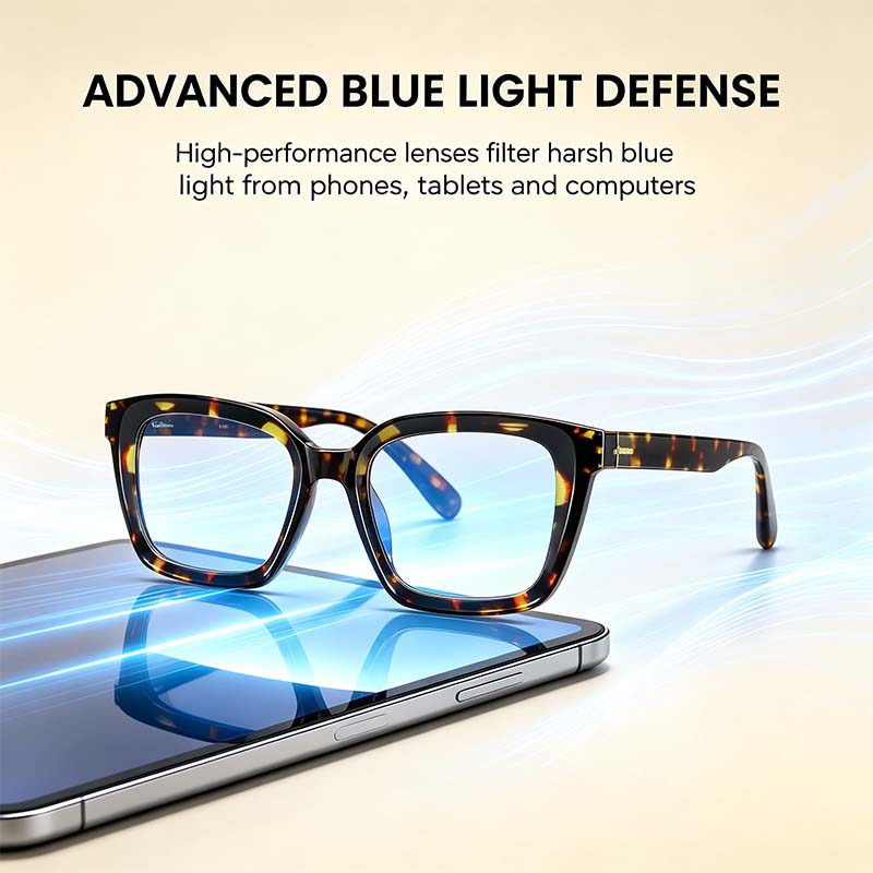 Lightweight Tortoiseshell Square Reading Glasses for Women & Men - Blue Light Blocking👓✨