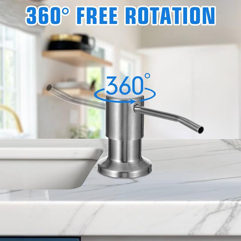 Dish Soap Dispenser for Kitchen Sink, Countertop Sink Soap Dispenser Water Pump🪣