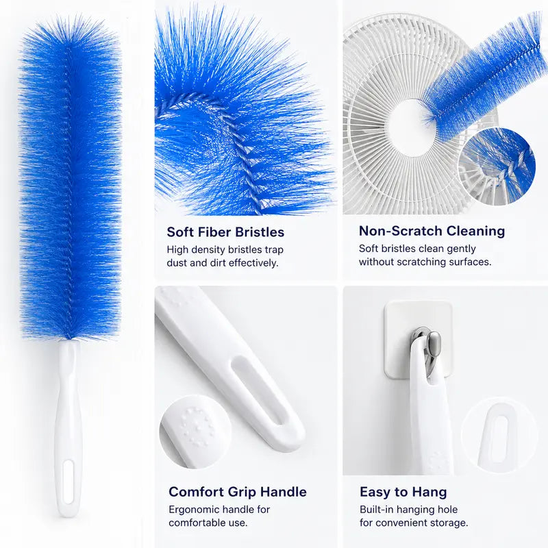 Multi-Purpose Bendable Gap Dust Cleaning Brush for Car & Household, 2 Pack🧹